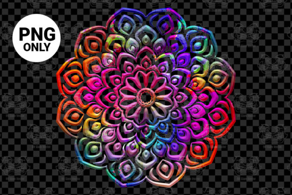 Download Colorful Floral Mandala Sublimation - Premium Resources