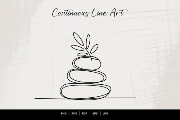 Download Zen Stones Line Art - Line Collection