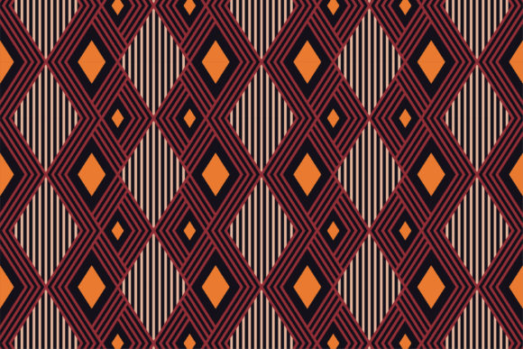 Download Tribal Square Triangle Line Pattern Dark - Line Collection