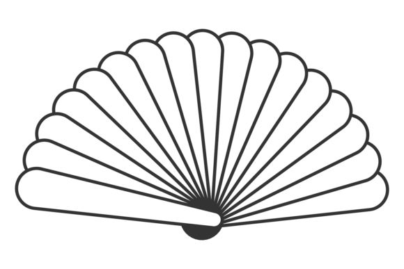 Download Cooling Fan. Folding Paper Oriental Line - Line Collection