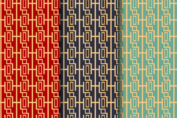 Download Rectangle Line Gold Pattern - Line Collection