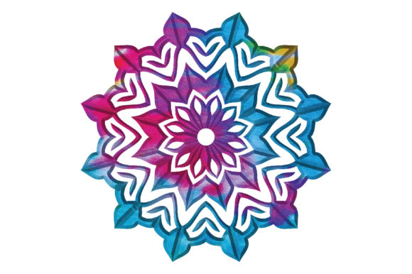 Download Tie Dye Floral Mandala Sublimation - Premium Resources