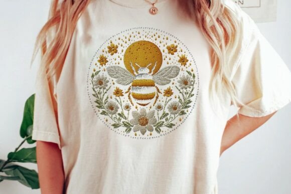 Download Bumblebee Embroidered Floral Mandala Png - Floral mandala png Collection