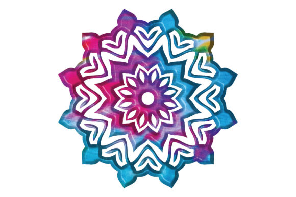 Download Tie Dye Floral Mandala Sublimation - Premium Resources