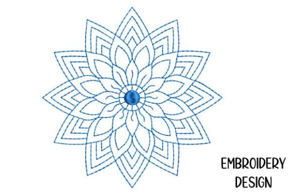 Download Mandala Line Art Redwork - Line Collection